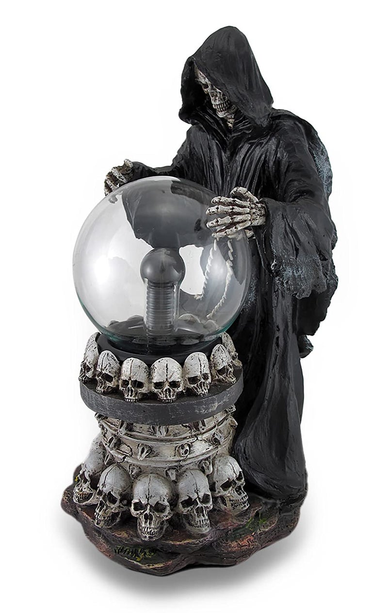 Zeckos Destroyer of Worlds Grim Reaper Plasma Crystal Ball Accent Lamp - Image 2