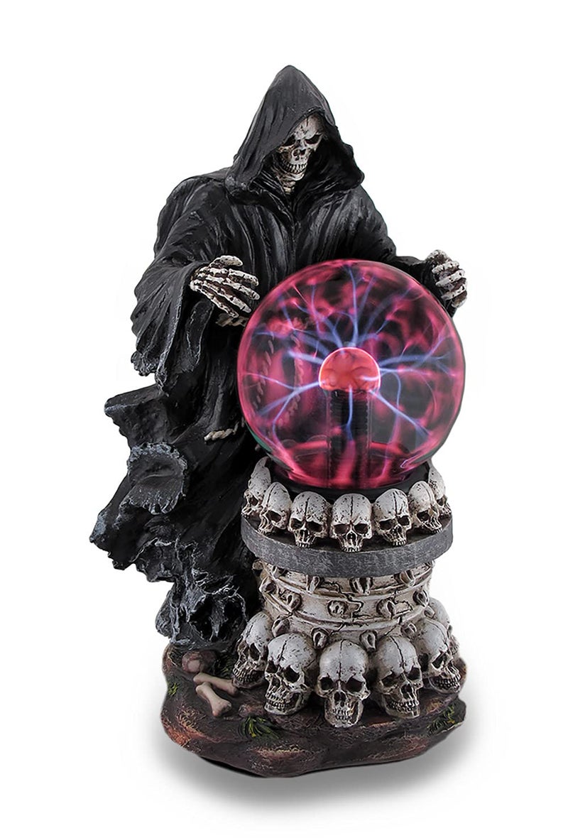 Zeckos Destroyer of Worlds Grim Reaper Plasma Crystal Ball Accent Lamp - Image 1