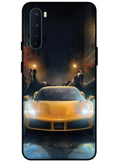 Protective Case Cover For OnePlus Nord Smart Series Printed Protective Case Cover for OnePlus Nord Yellow Ferrari