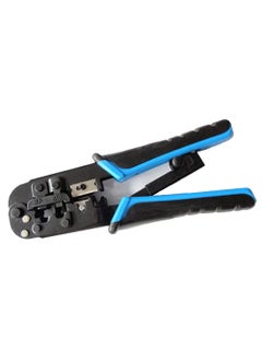 Generic M Tech Crimping Tool 8P  6P  3in1 Crimping Tool  Professional Crimper Networking and Telecom Applications  Durable  Easy to Use Blue  Black 