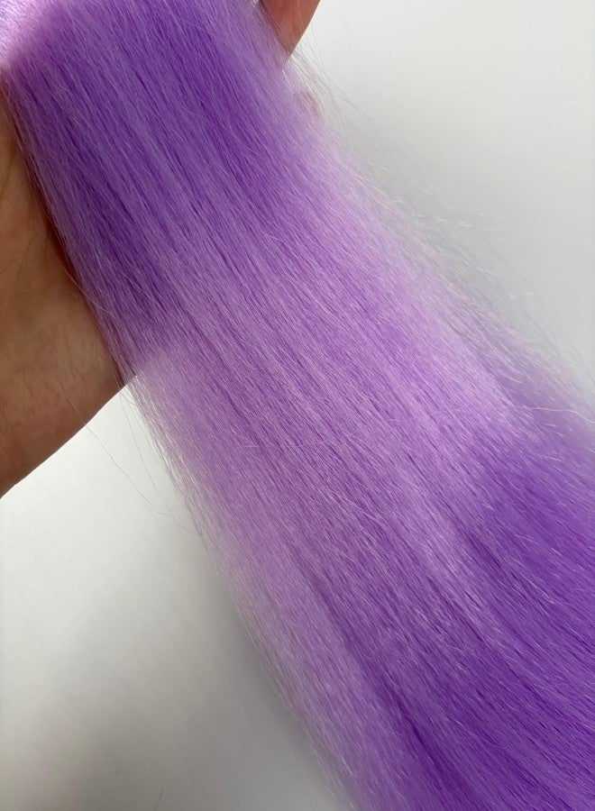 Leticia Lavender Purple Ponytail Hair Extension Colored Braids Hair Extensions With Elastic Tie Girls Hair Accessories For Festival Holiday Daily Bubble Rave - Image 5