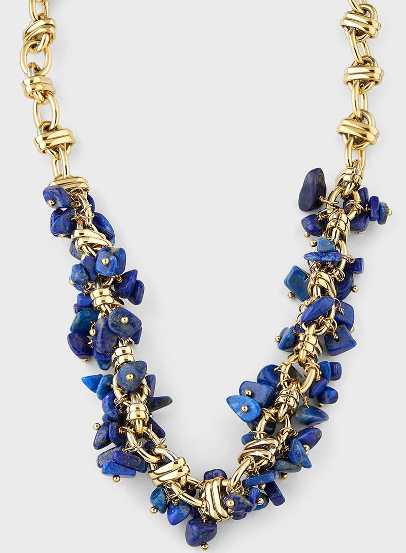 GUESS Blue Lapis Necklace