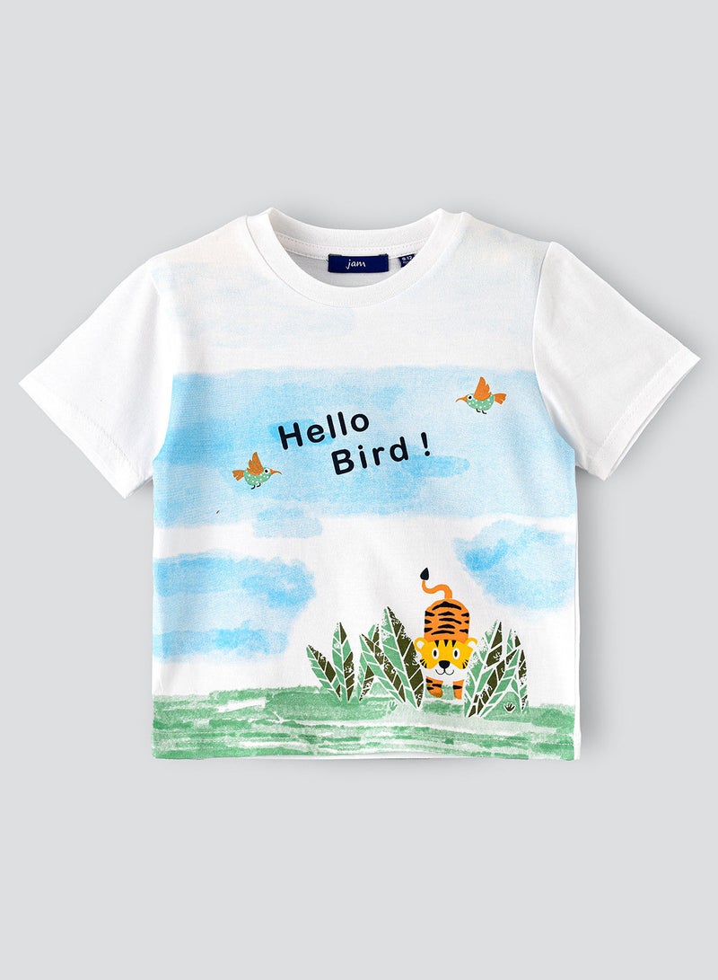 JAM Round neck s/slv knit t-shirt - Image 1