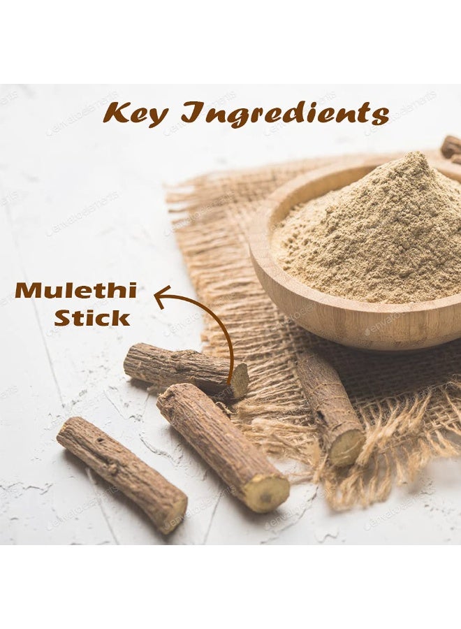 Namo Organics Mulethi Stick For Eating - 100 Gms - Yashtimadhu/Licorice Roots For Throat - Image 4
