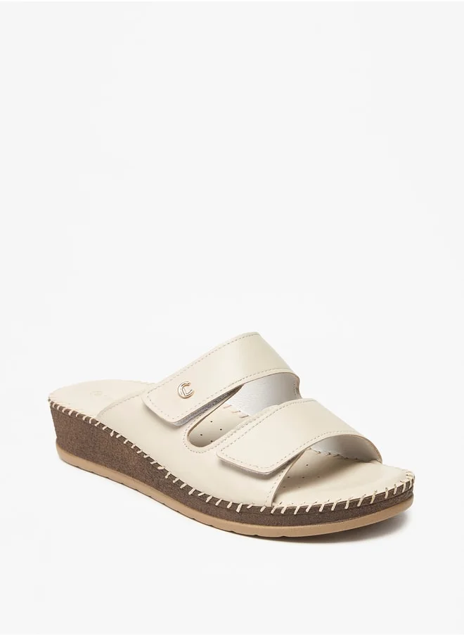 Le Confort Women's Solid Slip-On Sandals