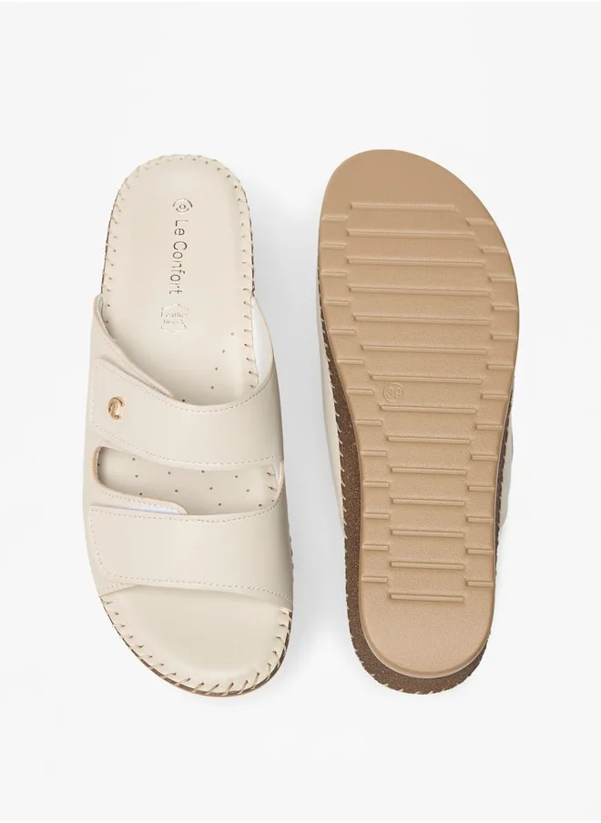 Le Confort Women's Solid Slip-On Sandals