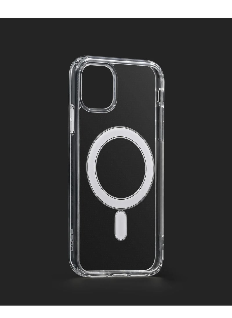 ten.tech - Ten tech Magnetic Clear Case Designed for iPhone 11 – Compatible with MagSafe Charger, Support Magnetic Car Mount Wireless Charging, Soft Press Buttons Scratch Resistant – ten tech - Image 1