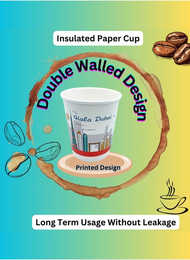 Bulk Pack 14oz Disposable Double Wall Paper Cups with HALADUBAI Design + 2 Bonus Cups - pzsku/Z3C0CF3F49BA10128CA0CZ/45/_/1722512237/3317de95-f667-4bb7-9395-356fa9ba9950