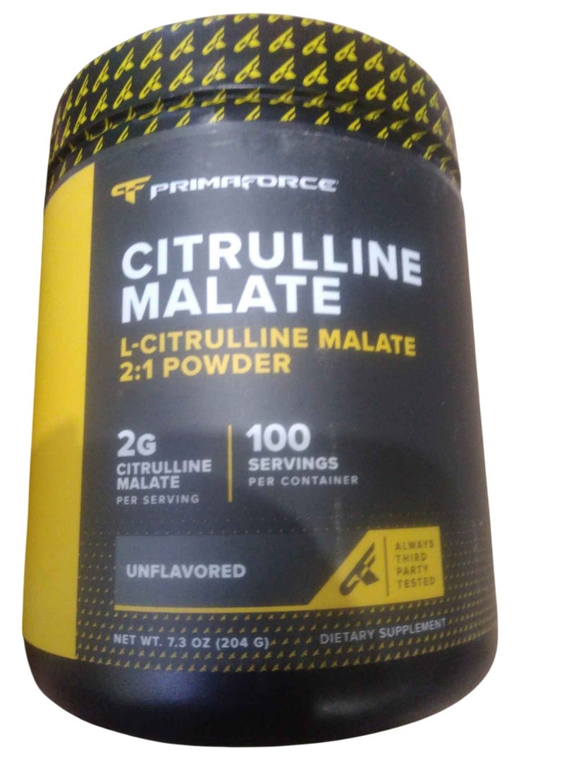 Primaforce بريمافورس، مالات السيترولين، بدون نكهة، 200 جرام