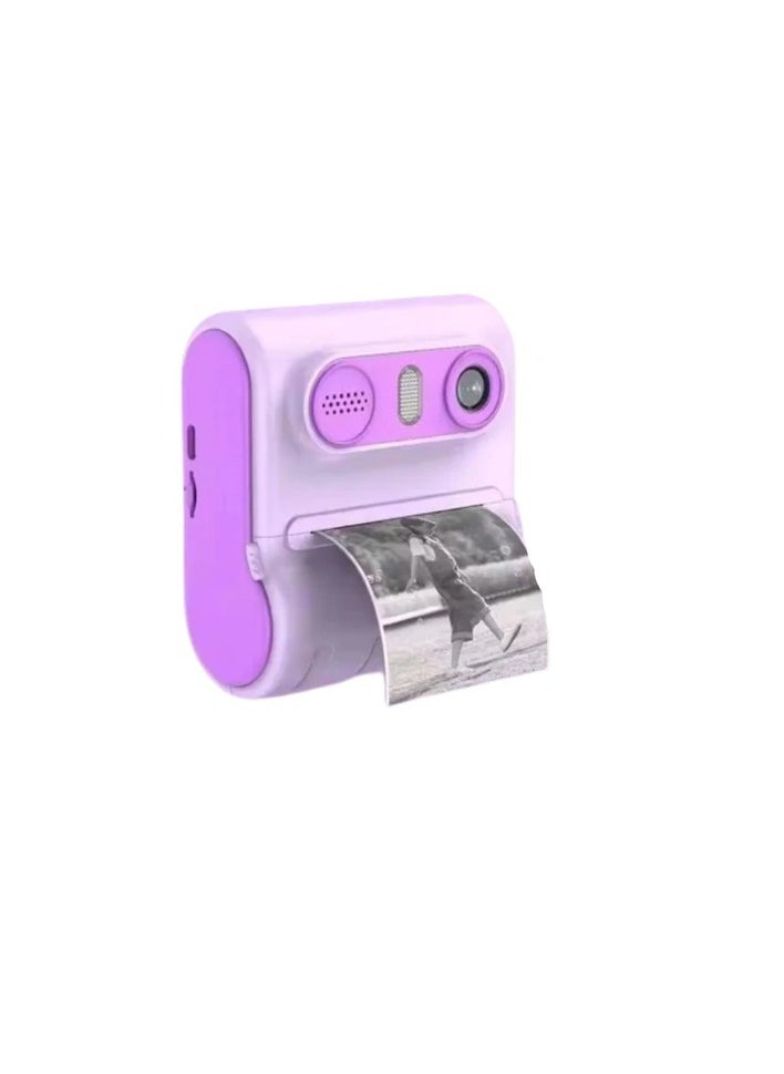 Generic Thermal Printer LK001 Portable Wireless Kids Camera Purple  - Image 2