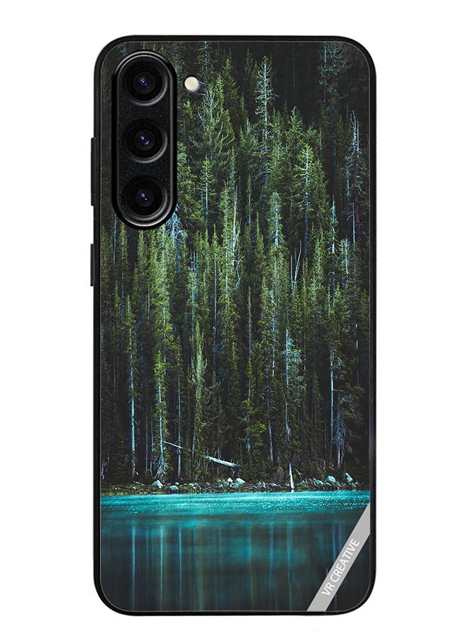 VR CREATIVE Protective Case Cover For Samsung Galaxy S23 Plus Lake Design Multicolour - Image 1