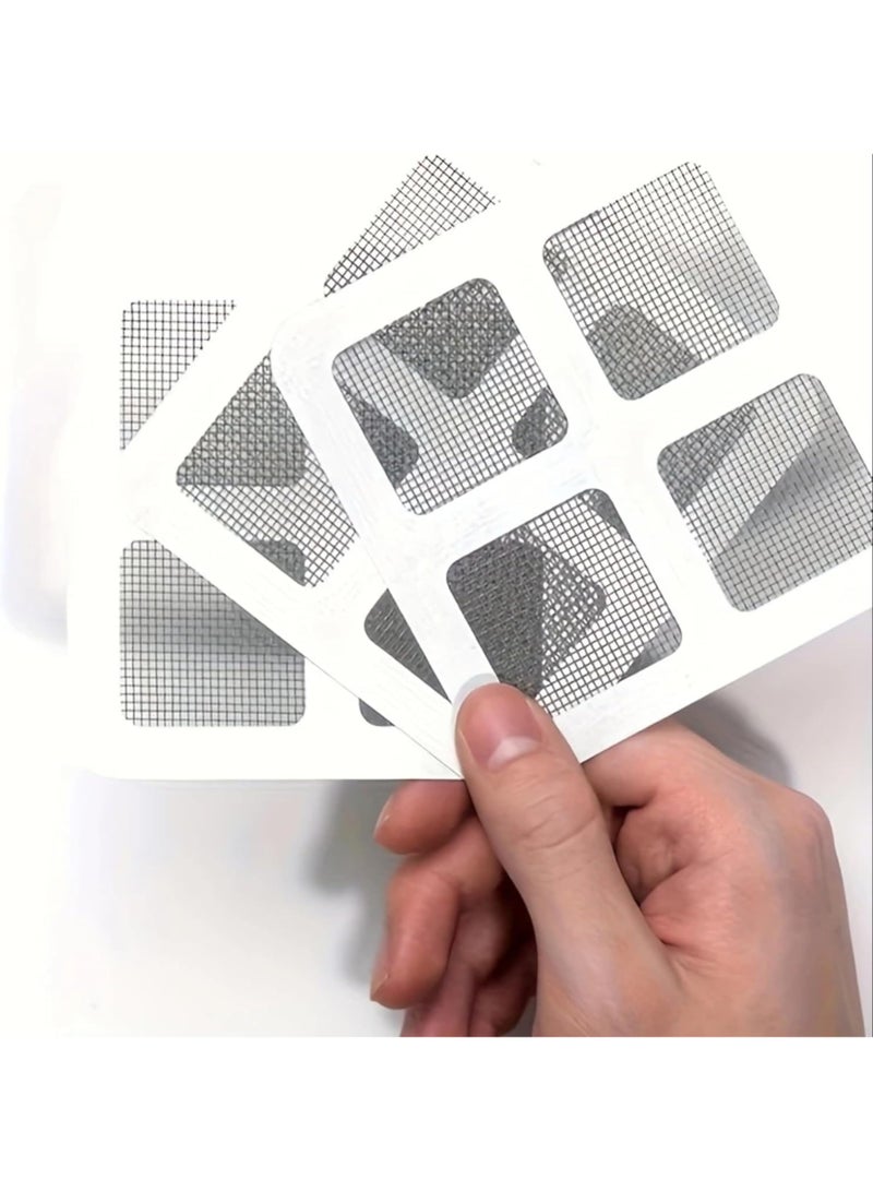 10 PCS Shower Drain Hair Catcher Stickers, Self-Adhesive Sink Mesh Filter, Disposable Floor Drain Protector for Bathroom Kitchen, Prevent Clogs & Block Insects - Image 4