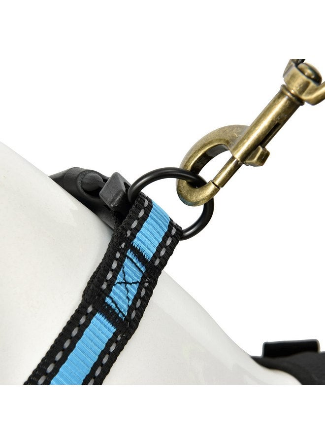 Mile High Life Dog Collar | Nylon Reflective Dog Collars | Light Weight Puppy Collars | Blue Dog Collars for Large Dogs (Blue, Large) - Image 5