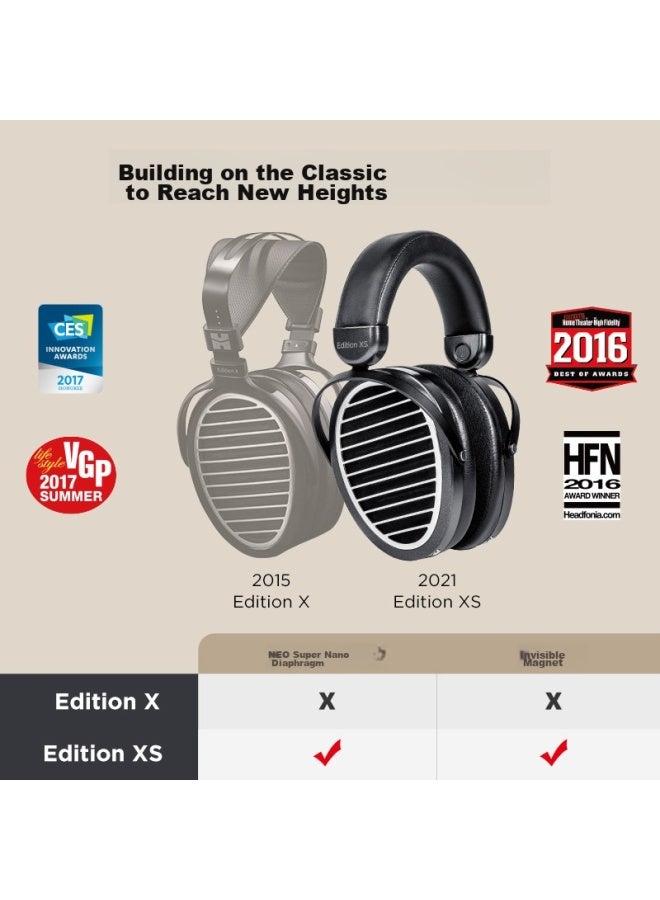 Hifiman Edition Xs Invisible Magnetic Version, Flat Diaphragm Edxs, Over-ear Hifi Audiophile Headphones - Image 3