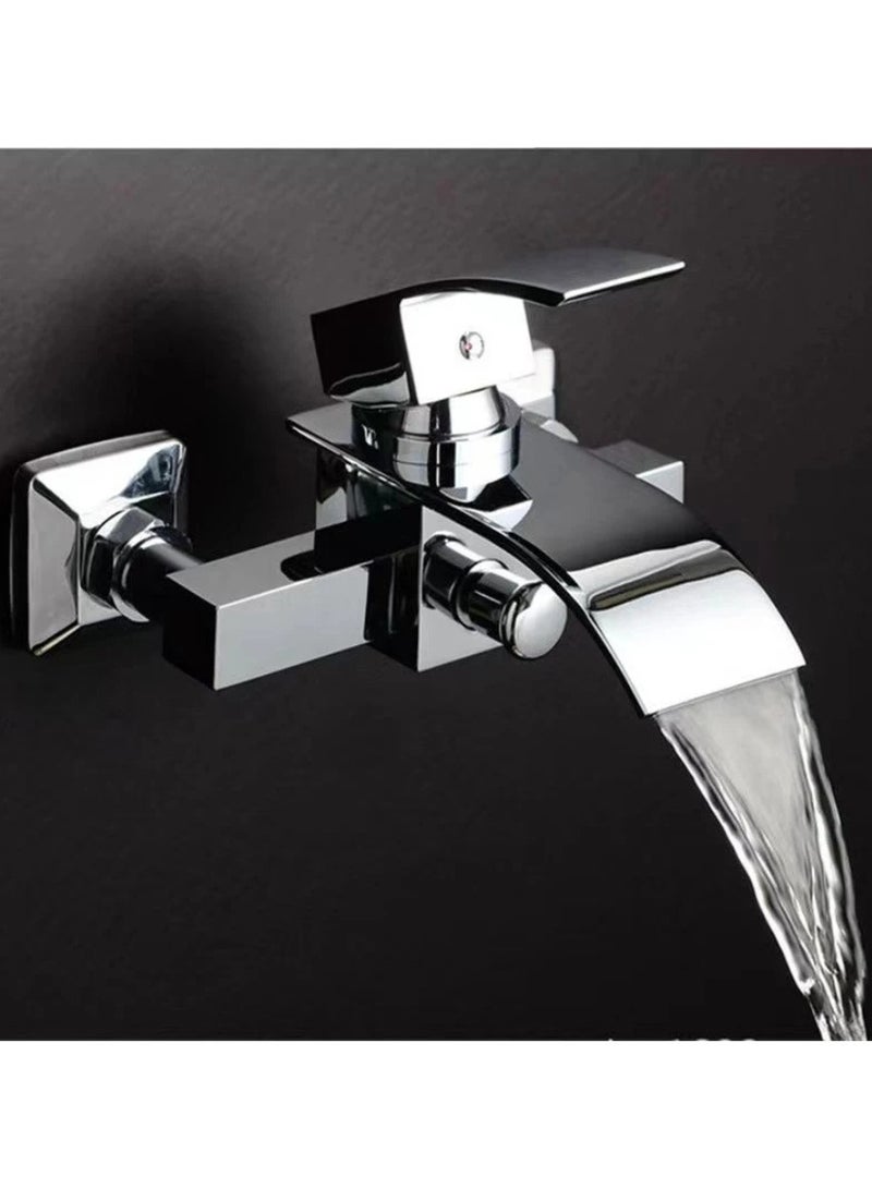 AROAQ Shower Faucet Bathroom Switch Triple Hot and Cold Faucet Concealed Shower Bath Mixing Valve Electric Water Heater - Image 2