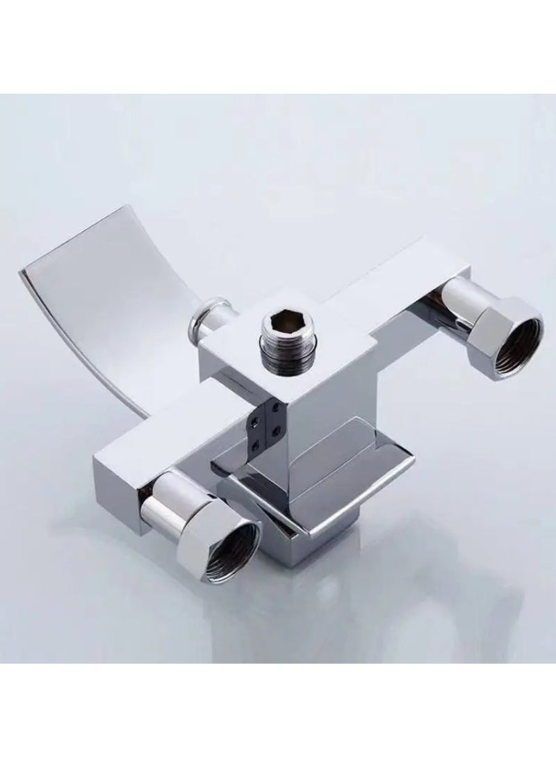 AROAQ Shower Faucet Bathroom Switch Triple Hot and Cold Faucet Concealed Shower Bath Mixing Valve Electric Water Heater - Image 3