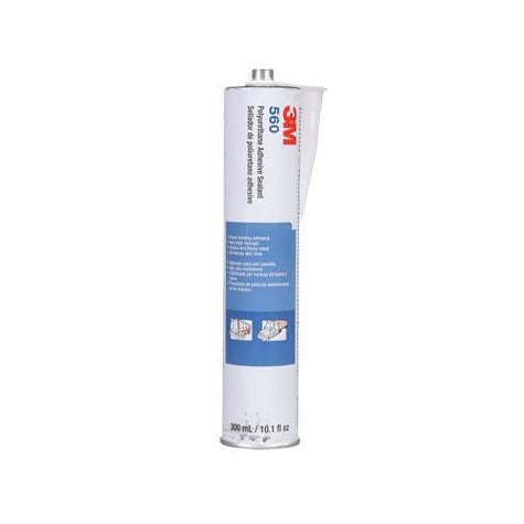 3M 560 Polyurethane Adhesive Sealant, Black 10.5 Oz. Cartridge (Pack of 1) - Image 1