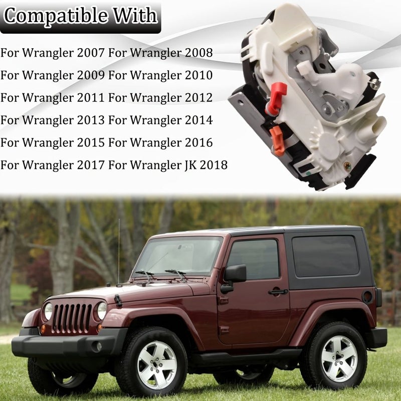 Power Door Lock Actuator With Latch Assembly Front Left Fits For Jeep Wrangler 2007 2017 JK 2018 OEM 931 694 695 4589049AL 4589048AL 4589584AD Auto Part - Image 3