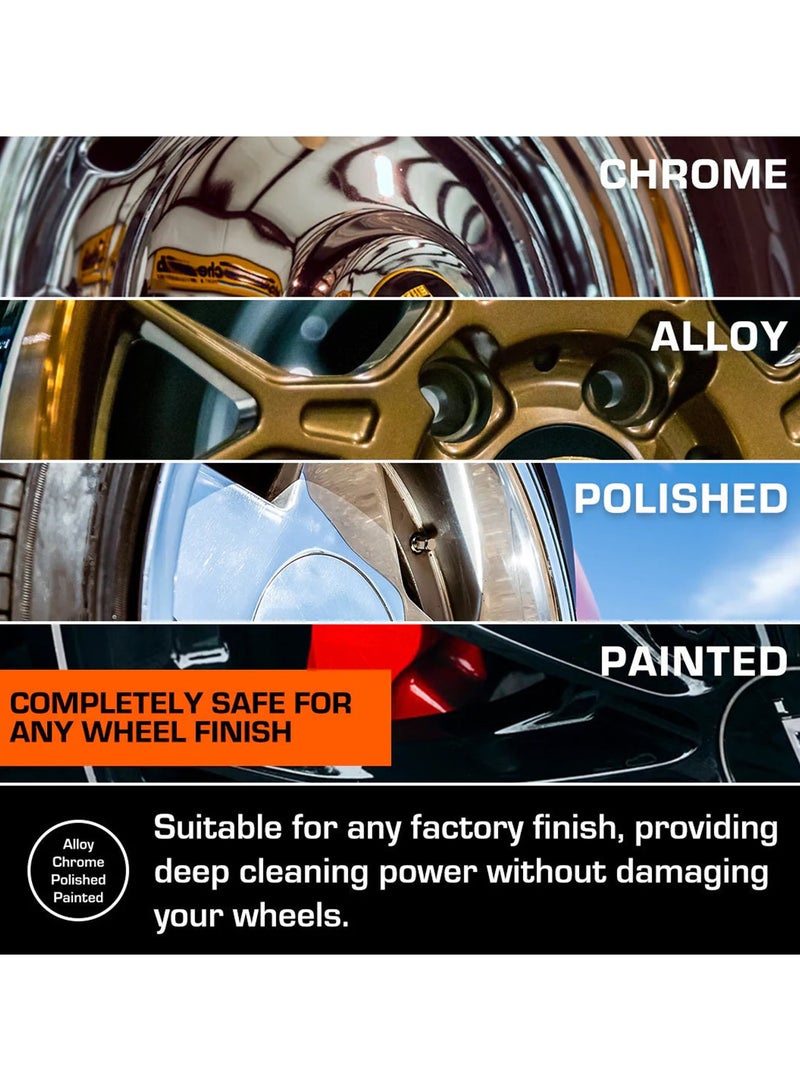 Shield SHIELD Car Wheel Cleaner Spray Powerful Foaming Formula Removes Carbon Deposits Road Grime Mag Cleaner SH40 - Image 4