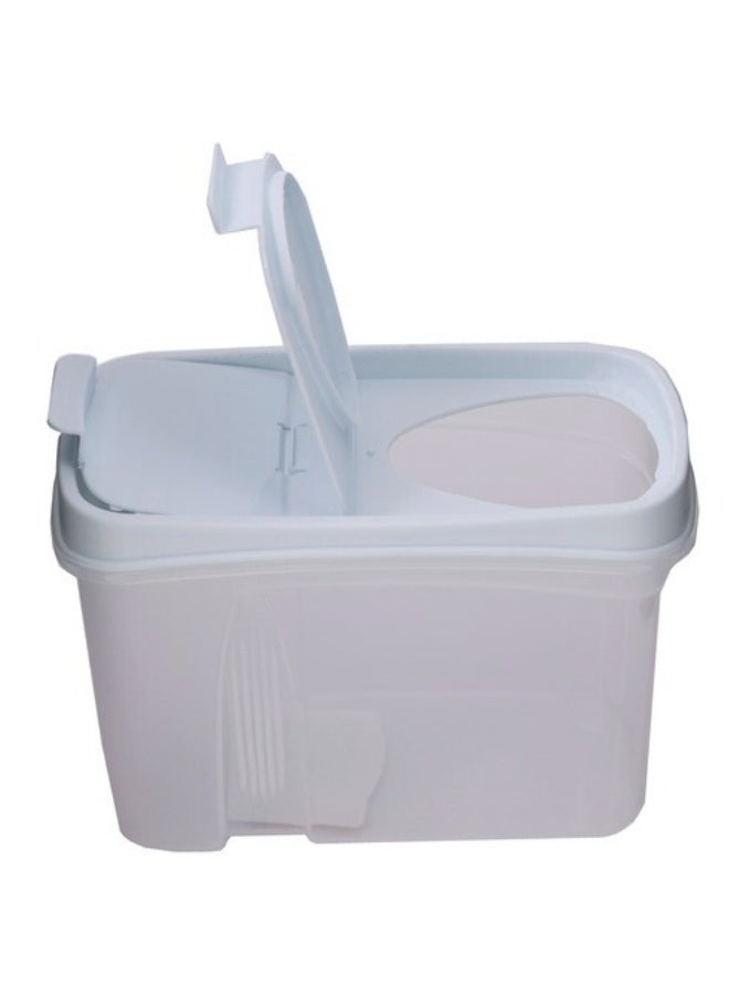 Happy Home 2Pcs Food Storage Container with Dual Openings – Airtight Reusable Transparent Food Box Made of Food-Grade Plastic – Ideal for Storing Grains, Spices, and Snacks 1.7L - Image 3