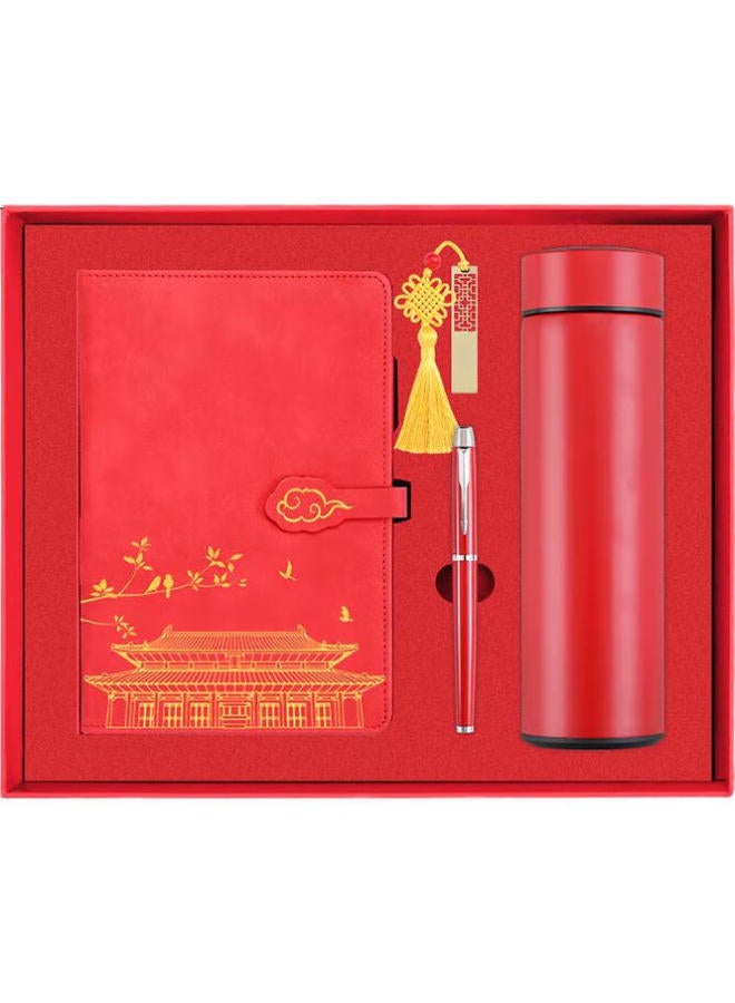 Jiaranheng مجموعة دفاتر جيارانهينغ الوطنية على طراز الموجة الوطنية - صندوق هدايا المدينة المحرمة - دفتر عالي القيمة - هدية فاخرة - هدايا اجتماعات الشركات السنوية للعملاء، للمعلمين والمعلمات، تذكارات - Image 3