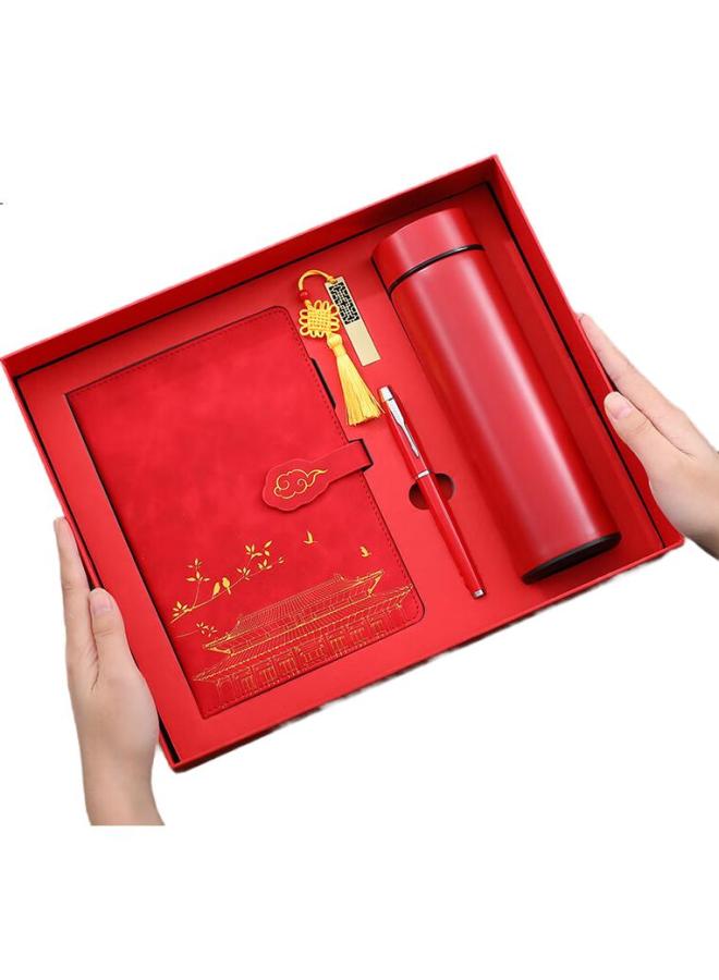 Jiaranheng مجموعة دفاتر جيارانهينغ الوطنية على طراز الموجة الوطنية - صندوق هدايا المدينة المحرمة - دفتر عالي القيمة - هدية فاخرة - هدايا اجتماعات الشركات السنوية للعملاء، للمعلمين والمعلمات، تذكارات - Image 1