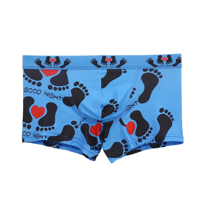 Men's Printed Modal Underwear – Breathable Low Waist Fashion Crotch - Image 1