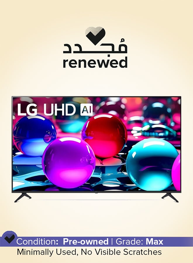 LG Renewed -  50-inch Smart TV - 4K 50UA75 Black - Image 1