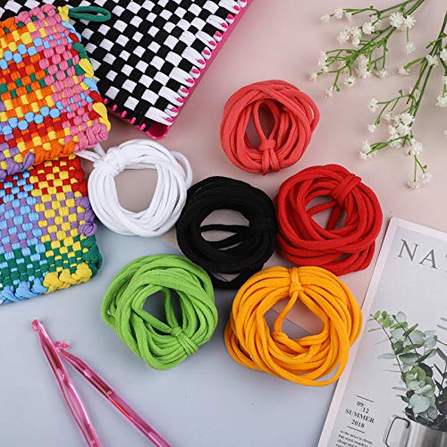 Aodaer 288 Piece Loom Potholder Loops Weaving Loom Elastic Potholder Loops Refill with Multiple Colors for DIY Crafts Supplies, Compatible with 7 Inch Weaving Loom - Image 4