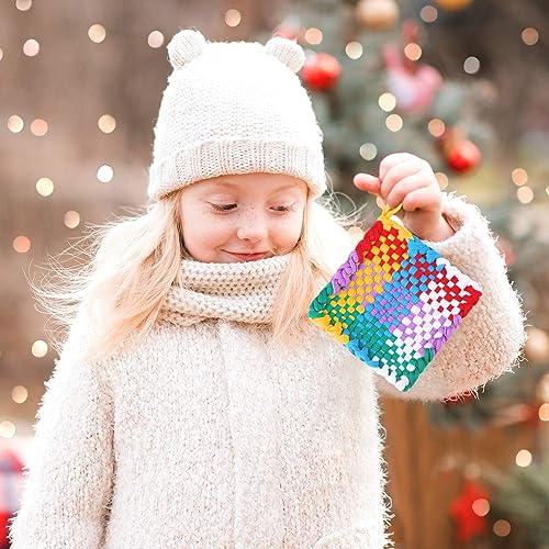 Aodaer 288 Piece Loom Potholder Loops Weaving Loom Elastic Potholder Loops Refill with Multiple Colors for DIY Crafts Supplies, Compatible with 7 Inch Weaving Loom - Image 5