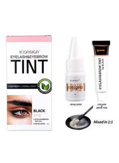 ICONSIGN Eyebrow Tint Dye Kit Black  - Image 3