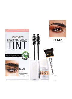 ICONSIGN Eyebrow Tint Dye Kit Black  - Image 1