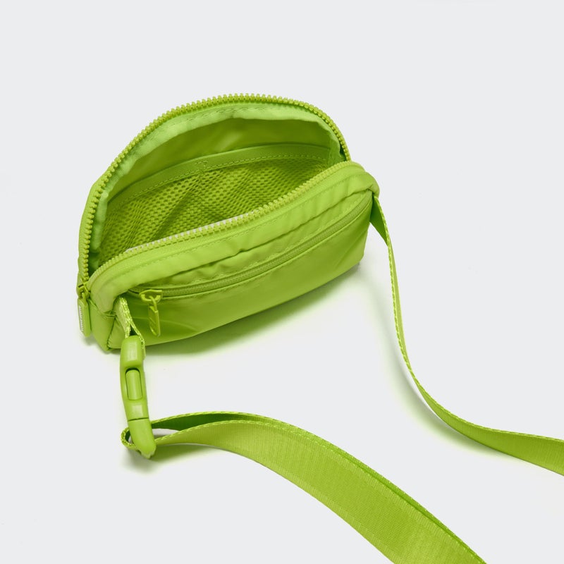 Pander Two Way Zipper Fanny Pack Nylon Everywhere Belt Bag for Women, Water Repellent Waist Packs, Crossbody Bags with Adjustable Strap(Grape Green). - Image 5