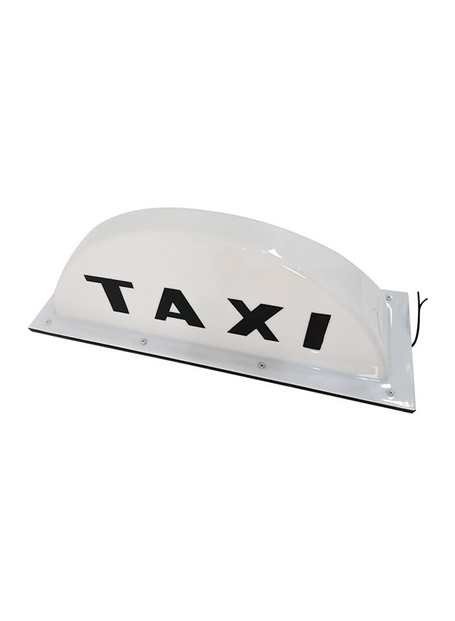 Generic Taxi Lamp 12V Taxi Sign Cab Roof Top Car Magnetic Sign Lamp Waterproof White Color LED Light  - Image 4