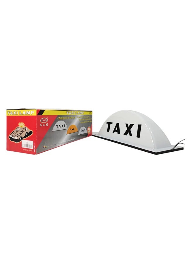 Generic Taxi Lamp 12V Taxi Sign Cab Roof Top Car Magnetic Sign Lamp Waterproof White Color LED Light  - Image 5