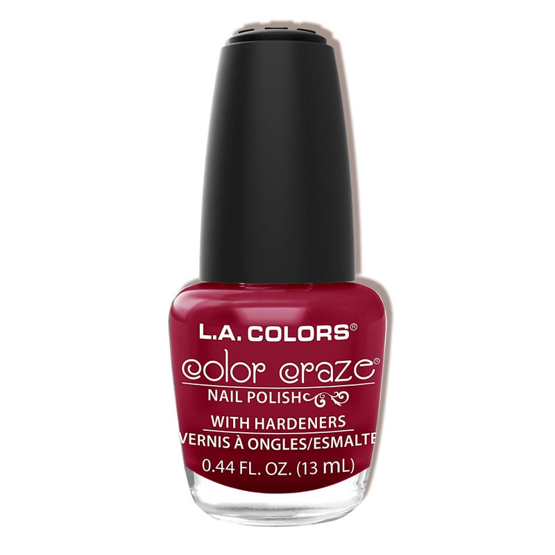 LA COLORS Color Craze Nail Polish Hot Blooded CNP406