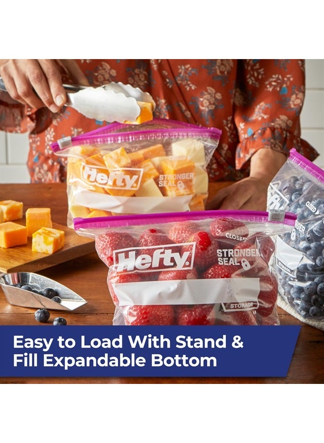 Hefty Slider Storage Bags, Quart Size, 78 Count - Image 5