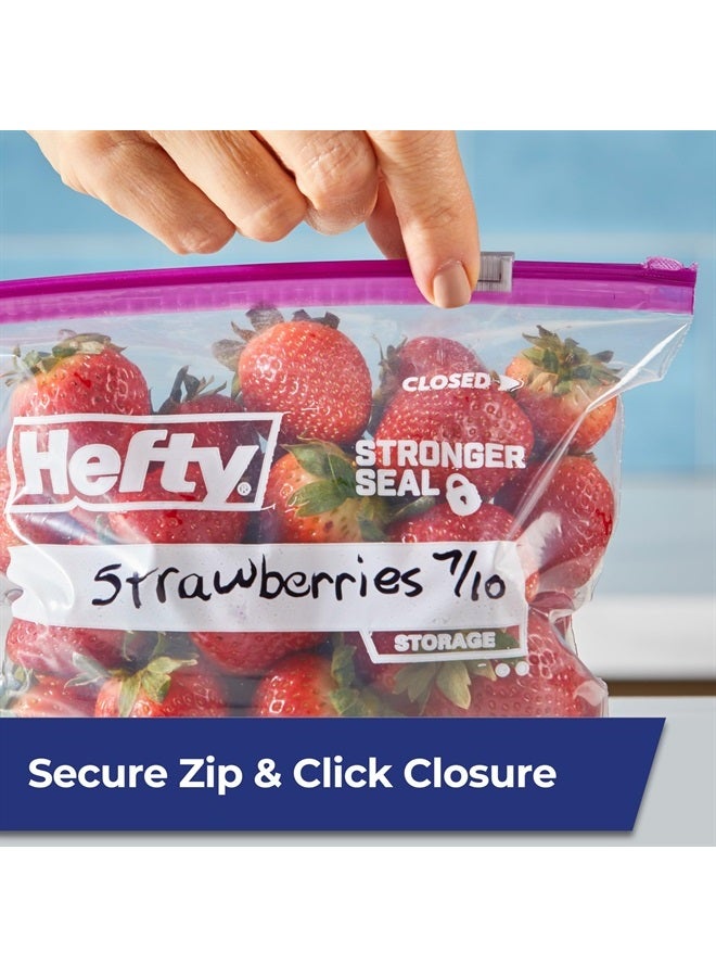 Hefty Slider Storage Bags, Quart Size, 78 Count - Image 2