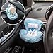 Ciunura Doll Car Seat Compatible with Bubudoll Small Seat for 1017cm Blind Box Toys Including Air Vent Clip Desktop Stand Adjustable Safety Strap AirflowFriendly Design Ideal Car Decor GiftsBlue - Image 4
