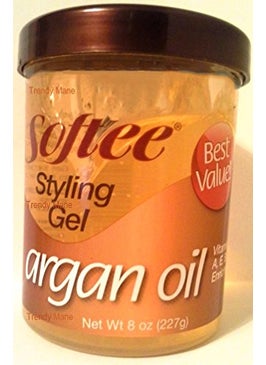 Softee argan oil styling gel 8 ounce Yellow 8 Ounce - pzsku/Z3C0DEDFEE228C22AD5F7Z/45/_/1741001361/ee0abae3-2d70-4cab-b71b-f546f251fafc