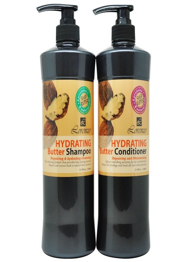 Lorenzo Hydrating Butter Shampoo & Conditioner Set - Image 1