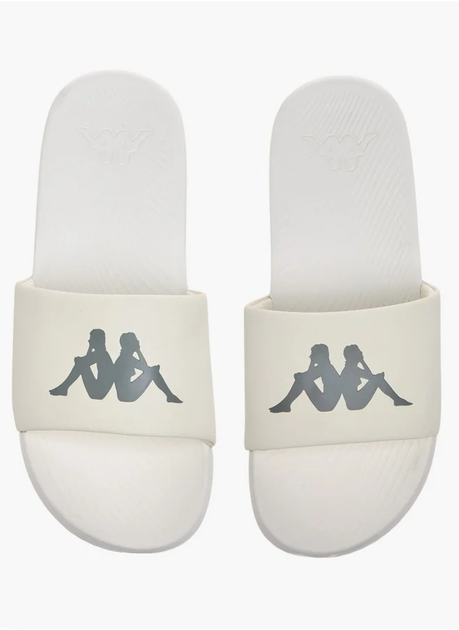 كابا Men's Logo Print Slip-On Slides