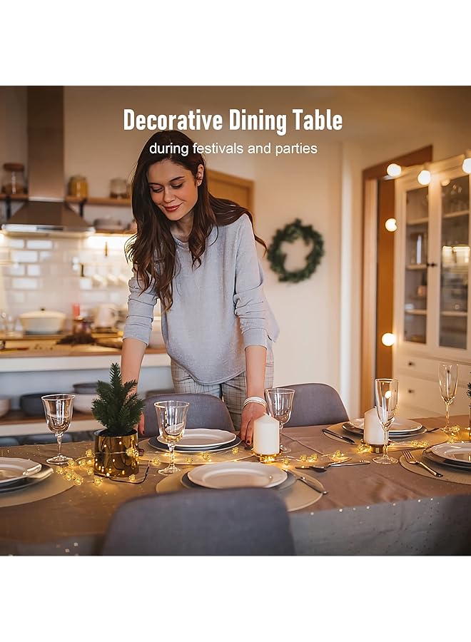 erorex Bee Lights Decor 10Ft 30 Led Cute Bee String Fairy Lights Battery Operated Honey Bee Gifts For Women Girls Bee Decorations For Bedroom Plants Patio Party Wedding Party Xmas - Image 3