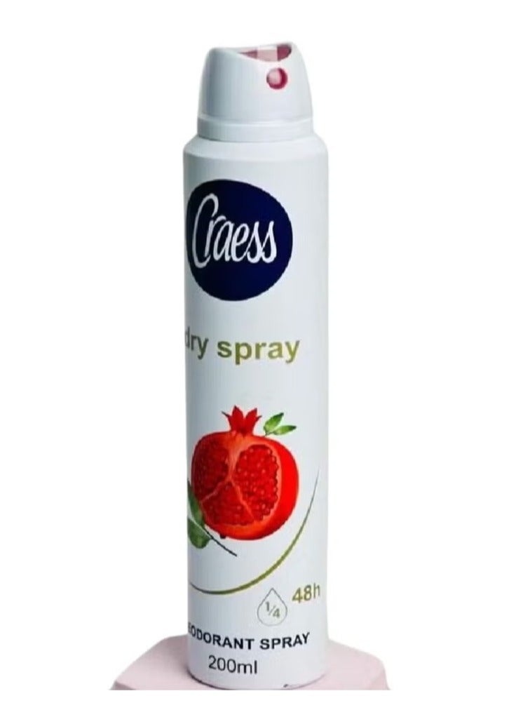 Dry Spray deodorant 48h 200ml