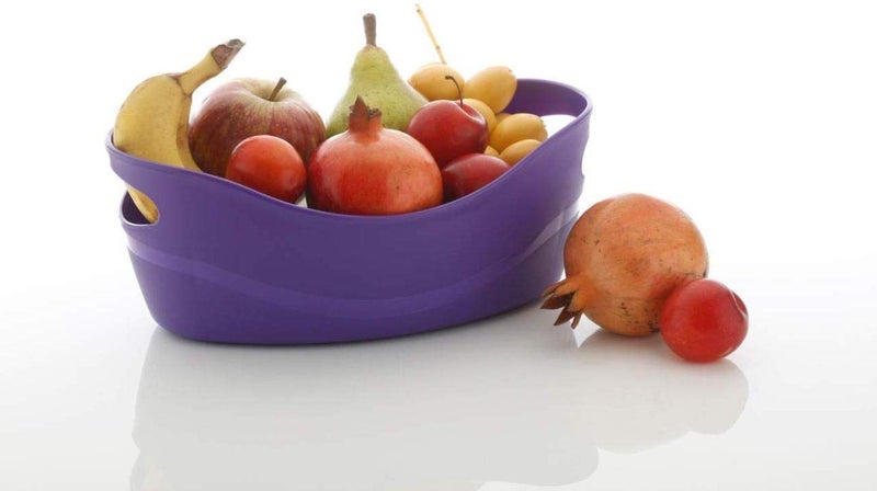 elexiq Microwave Safe Unbreakable Plastic Multipurpose Bowl with Cap for Serving Multi Color Set of 2 - Image 4