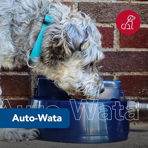 Coastal Pet Bergan Auto-Wata - Outdoor Dog & Cat Water Dispenser - Automatic Water Bowl for Pets - Made from Durable, BPA-Free Plastic - Self-Watering Cat & Dog Bowl - Navy, 48 Ounces - Image 2