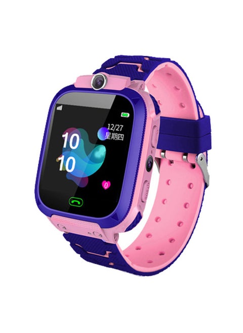 4G Multilingual Q12B Photographic Waterproof Video Q19 Call Children GPS Smart Location Phone Watch-Color:Q12B Edition Pink