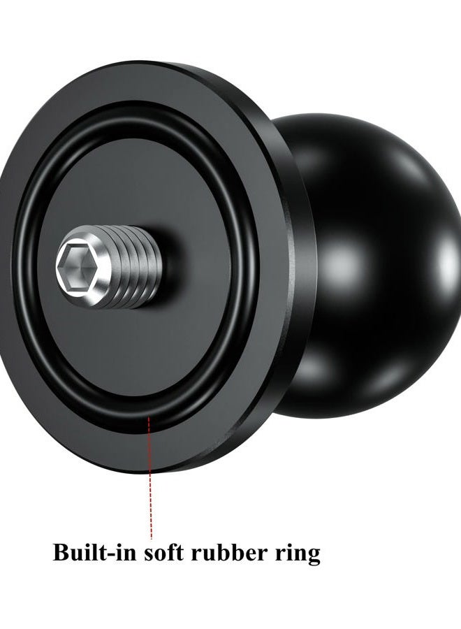 BRCOVAN 2 Pack, Aluminum Alloy 1'' Ball Adapter with 1/4"-20 Threaded Stud for Action Camera & Camcorder Compatible with RAM Mounts B Size 1'' Ball Double Socket Arm - Image 4