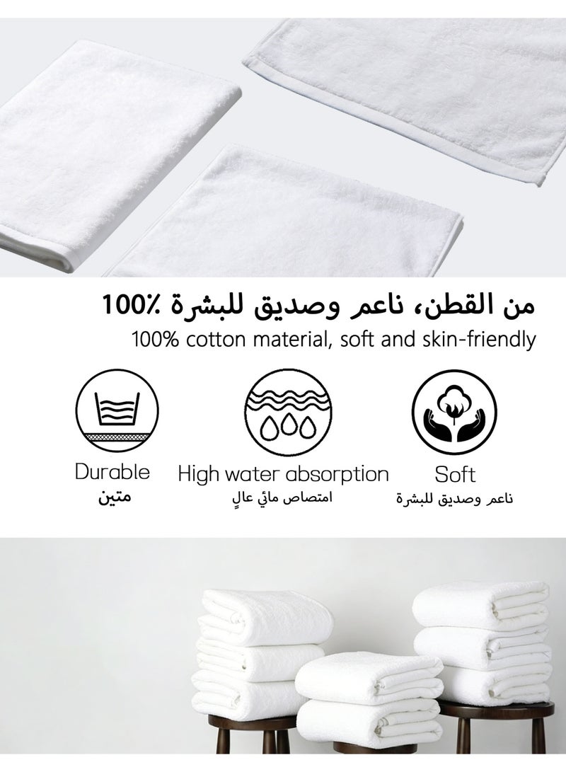2-Pcs set： towel（40x80cm）+Bath Sheet (70x150cm) - Premium 100 % Combed Cotton 600 GSM Large Towel, Highly Absorbent, Quick Dry,Best Towel for Bathroom, Spa And Hotel. - Image 5