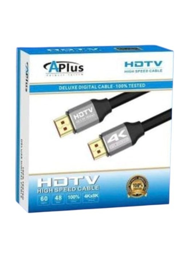ابلس كابل Full HD TV HDMI بدقة 4K من APLUS - بطول 1.5 م - Image 1